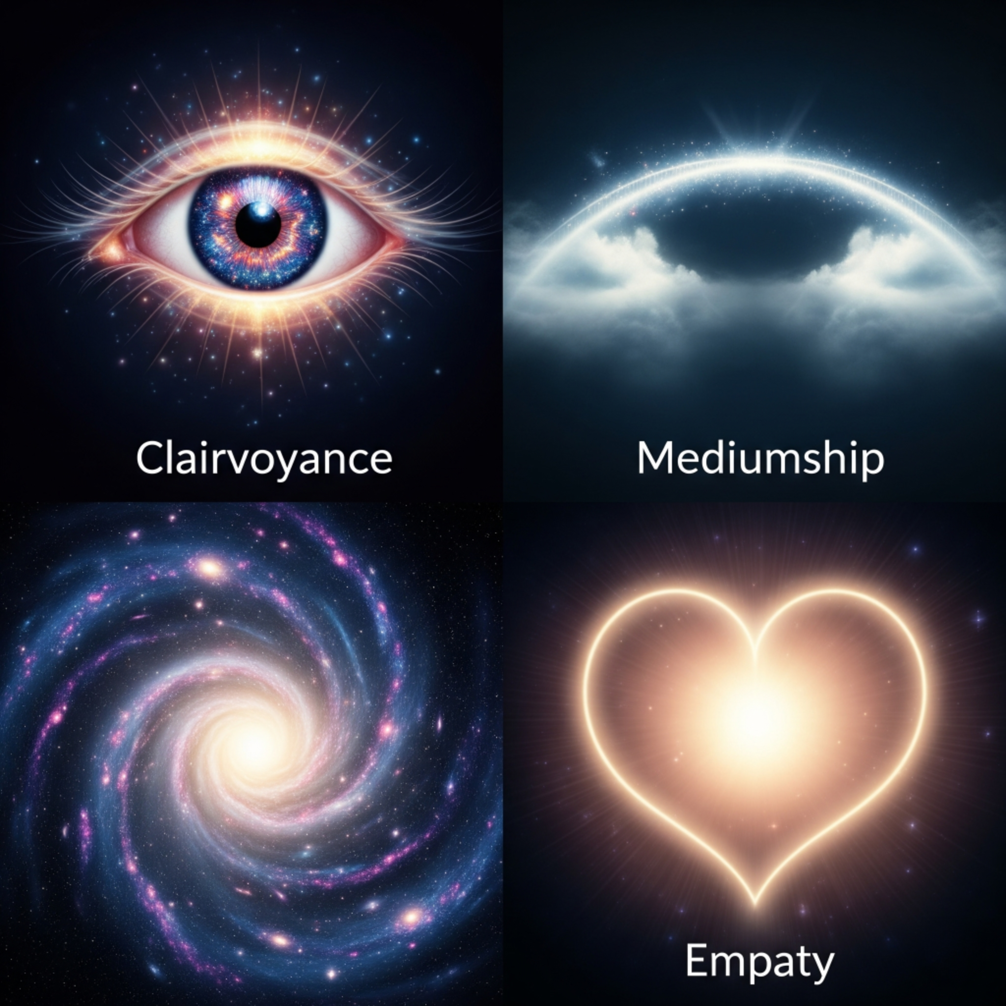 The Intuitive Spectrum: Psychic, Medium, Clairvoyant, and Empath Explained